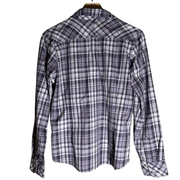The North Face Purple Plaid Button Down Button Up - Size M - Picture 5 of 8